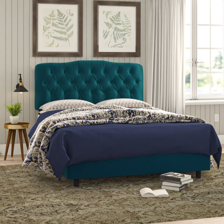 Stella upholstered outlet panel bed